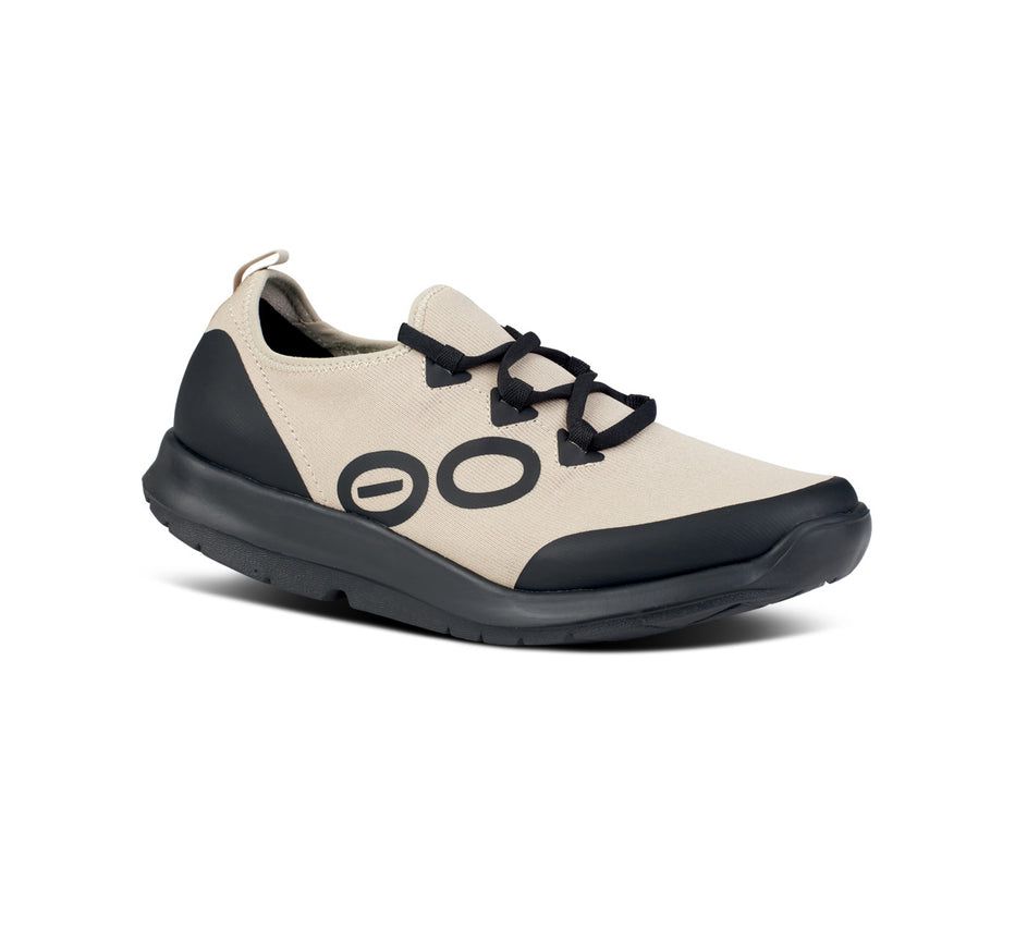 Oofos Men's Oomg Sport Ls Low - Sneakers Black / Beige ( WHIAT-6259 )